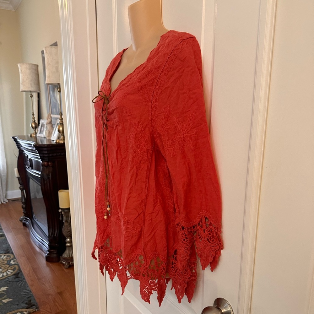 Coco + Carmen - Sz L/XL - Boho festival shirt cute - Picture 9 of 10
